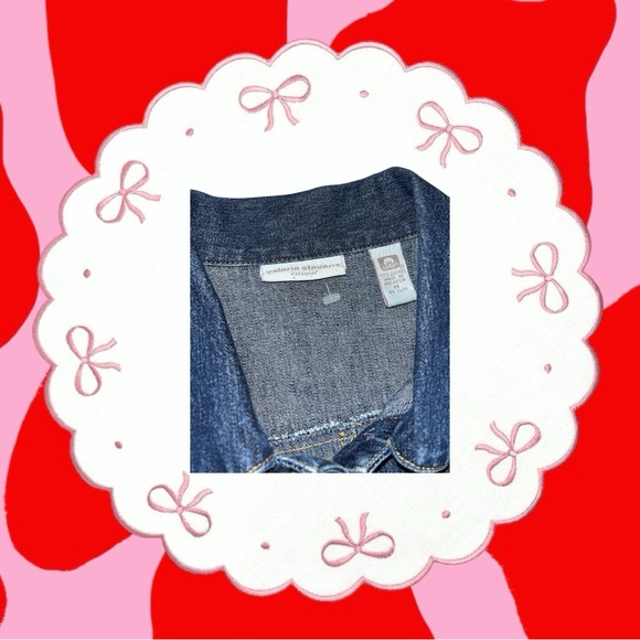 vtg valerie stevens denim jacket 🧸 - Picture 3 of 4